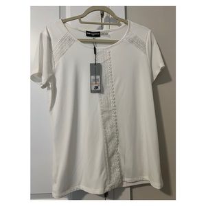 NWOT!!!  Karl Lagerfeld white blouse size small